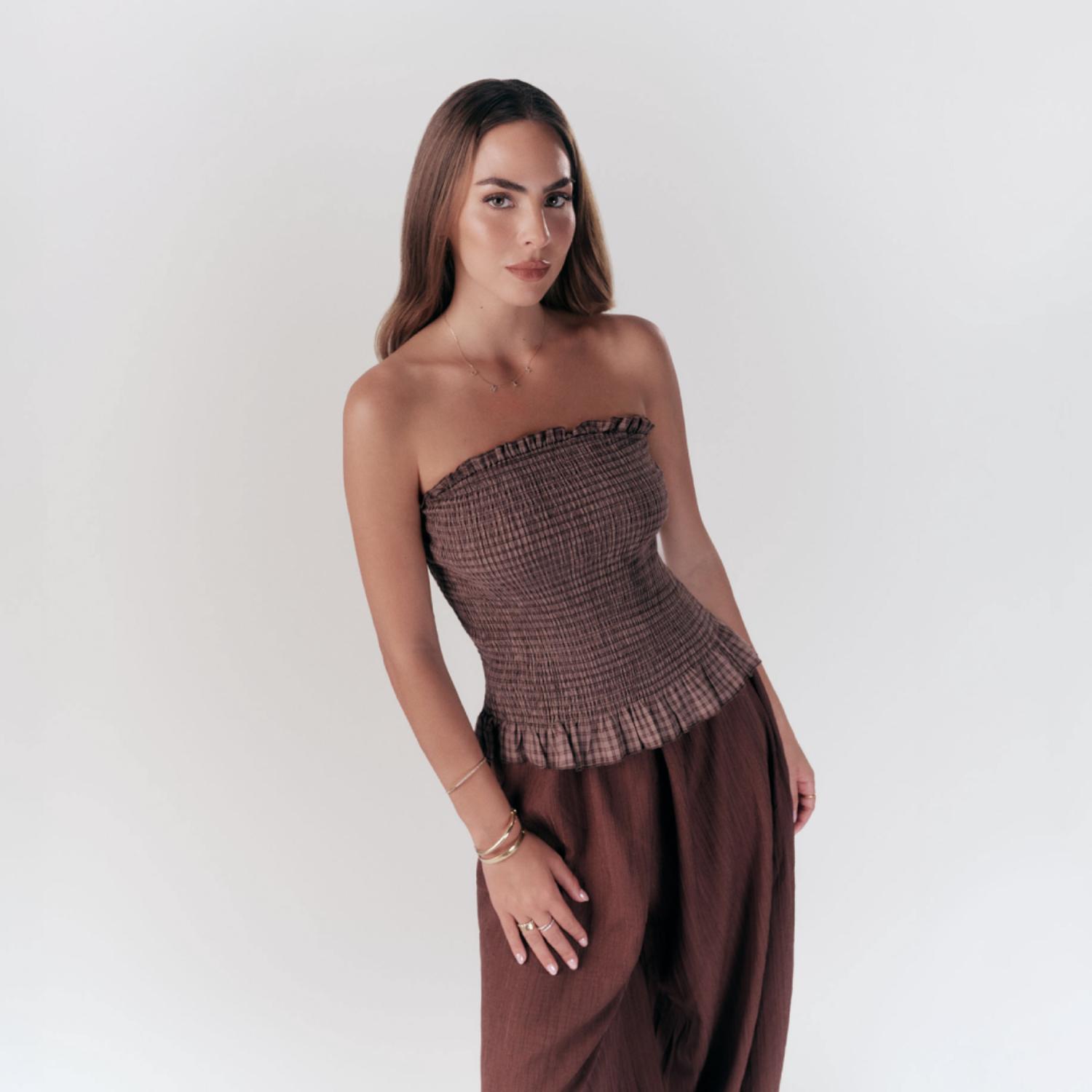 Blusa Mujer Cuadri Hypnotic