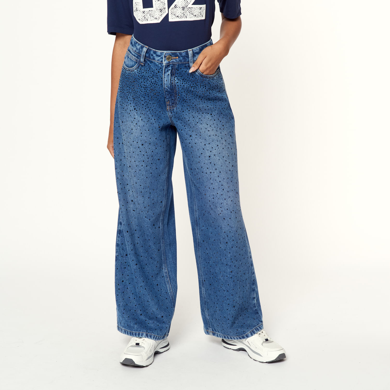 Jean Mujer Soul Milk Wide Leg