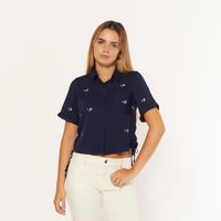 Blusa Mujer Crop Rp Milk