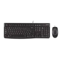 KIT LOGITECH 2 EN 1 TECLADO Y MOUSE USB MK120 DESKTOP