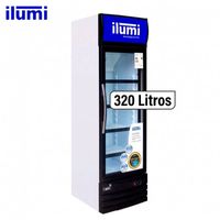 visicooler  Ilumi Vertical 320 Lts 1 Puertas Vidrio Blanco - BC-3200
