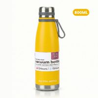 Termo Tomatodo de Acero Inoxidable con Filtro Para Té de 800 Ml Color Amarillo