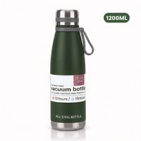 Termo Tomatodo de Acero Inoxidable con Filtro Para Té de 1.2 Litros Color Verde