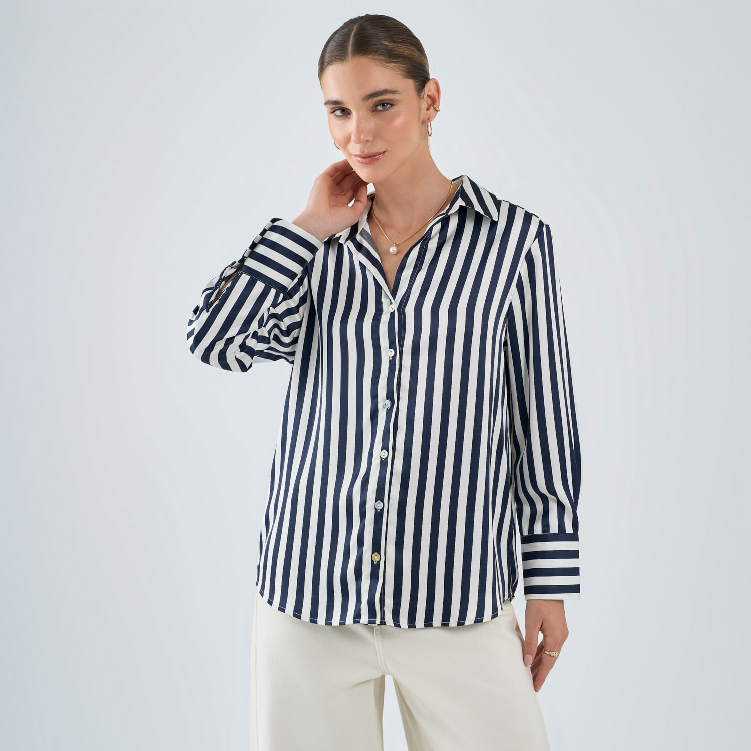 Blusa Mujer Satinada Malabar