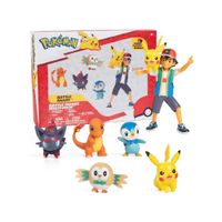 Pokemon Jazwares 6 Battle Set Ash Exclusivo