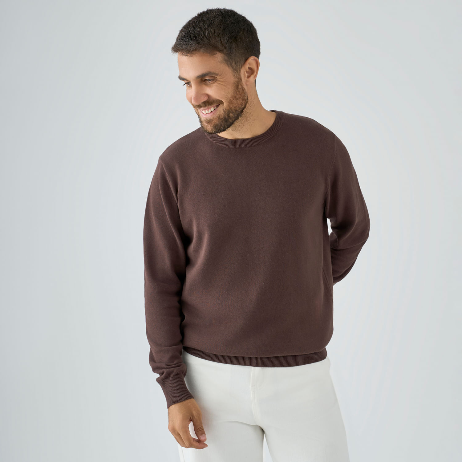 Chompa Hombre Essential Cuello Malabar