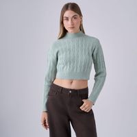 Chompa Mujer Cropi Hypnotic Manga Larga