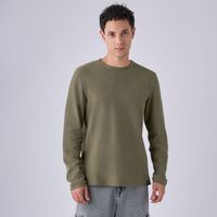 Polo Manga Larga Hombre Texture Hypnotic