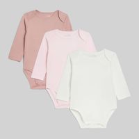 Pack X3 Body Interno Para Recién Nacido Baby Circus Solid