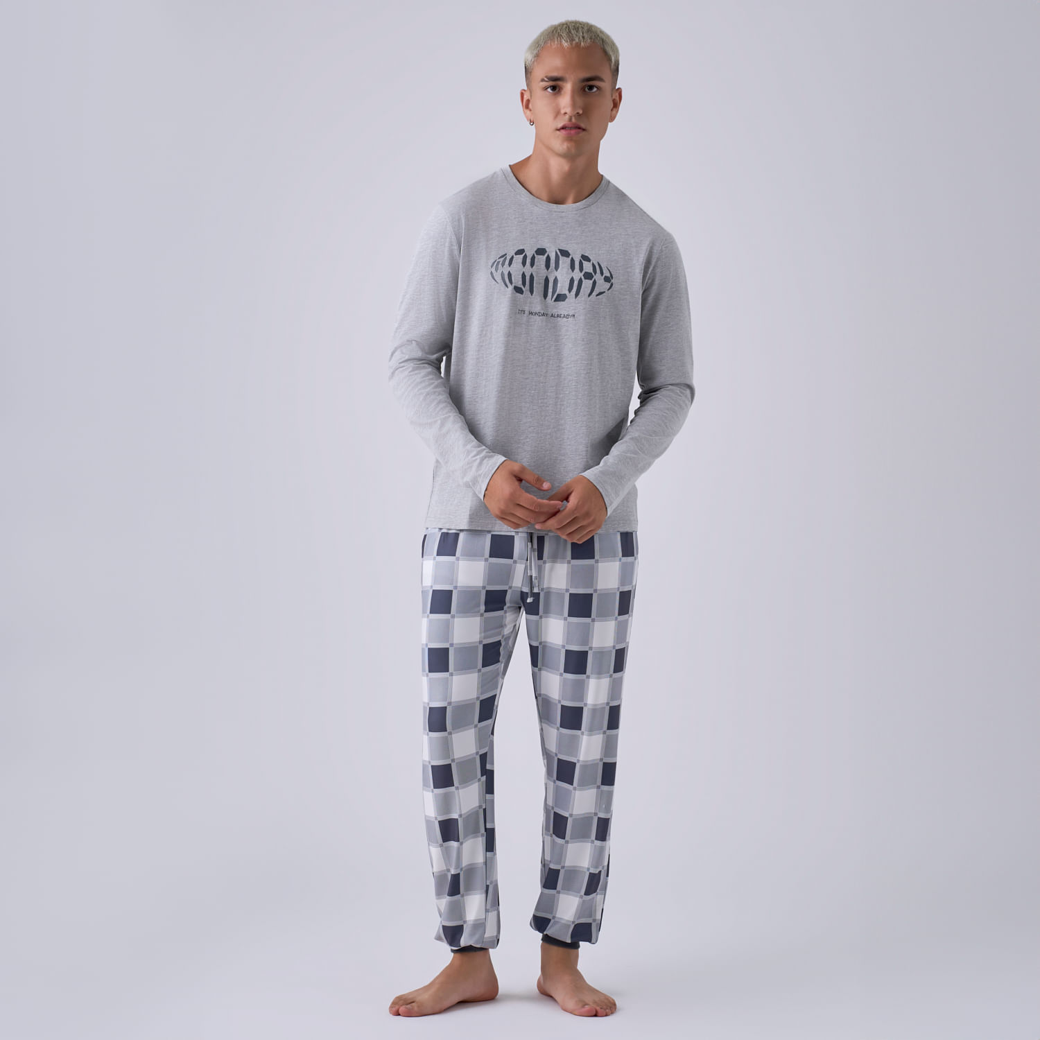 Set Pijama Hombre Ml Checks Hypnotic