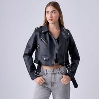 Casaca Mujer Hypnotic Pu Zips