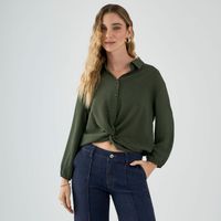 Blusa Mujer Nudo Malabar