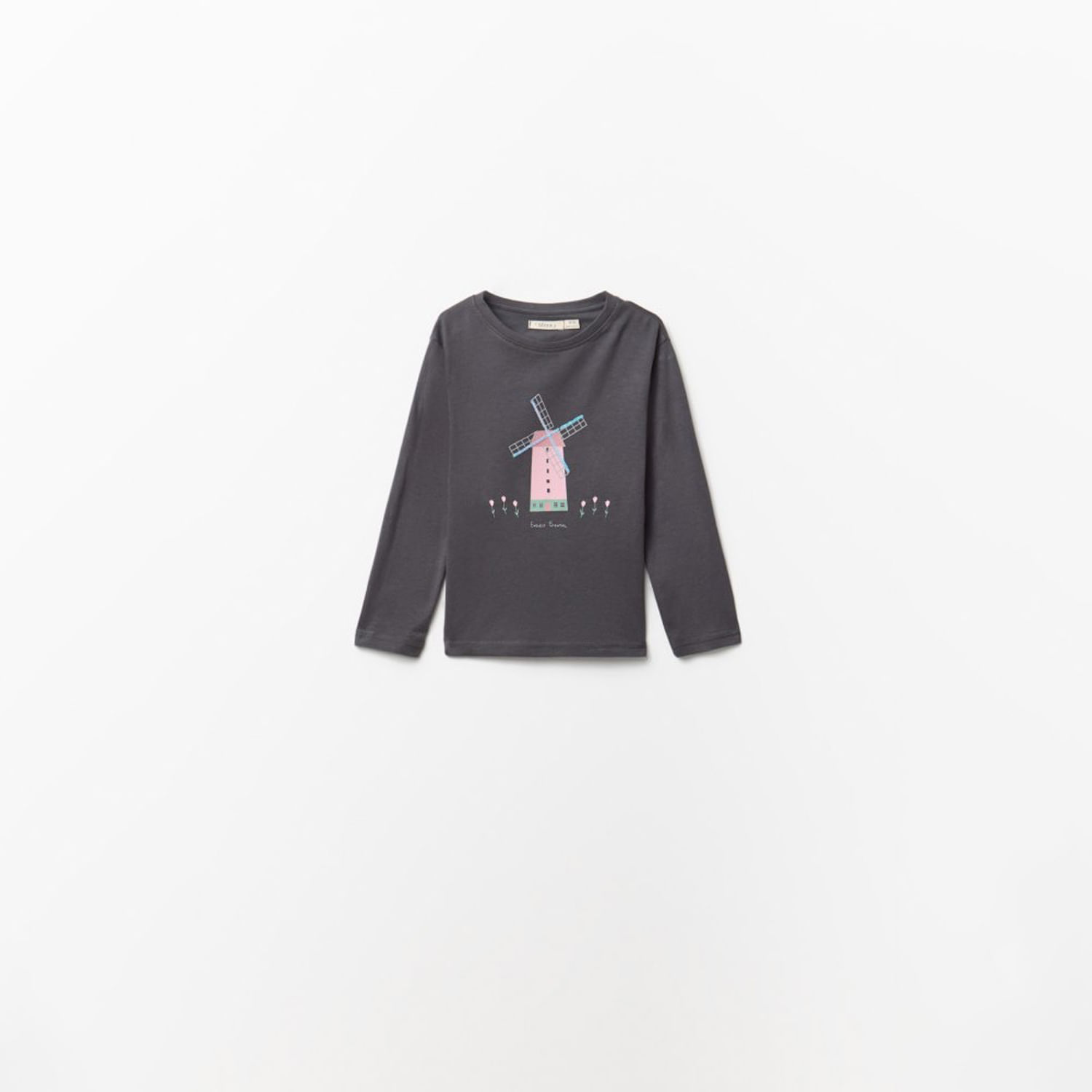 Polo Niña Sfera Lazos Nata Gris