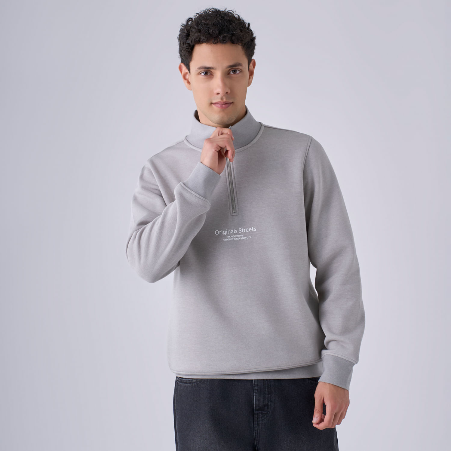 Polera Hombre Halfzip Hypnotic