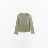 Polo Niña Sfera Ba Estrella Sequins Mx Verde
