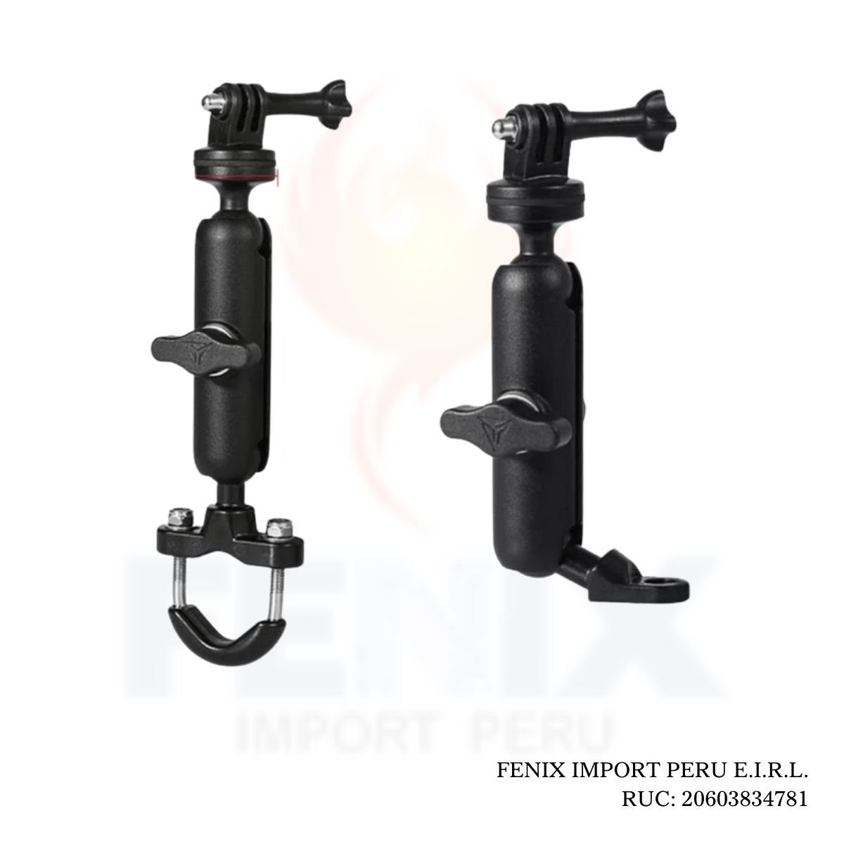 Soporte de Camara Go-Pro Base Manillar / Tubo MDL3519CB