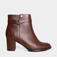 Botines Casuales Top Model Mujeres Tmo-Mh00002 Cuero