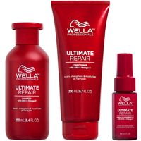 Shampoo 250ml+ Acondicionador+ Miracle Hair 30ml Wella Ultimate Repair