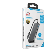CARGADOR NAZTECH UNIVERSAL USB-C PD 100W - MAX DRIVE 7 EN 1