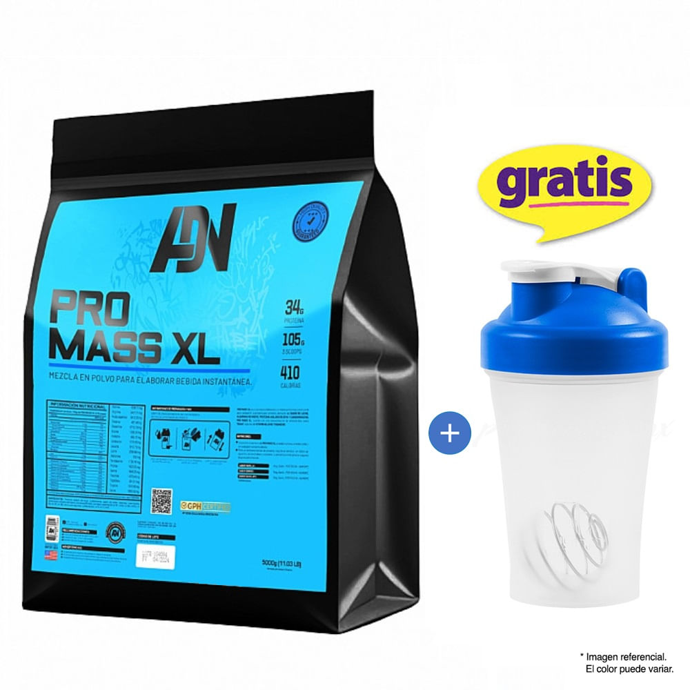 GANADOR DE MASA PRO MASS XL 5KG CHOCOLATE MÁS SHAKER