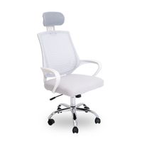 Silla de Oficina Viggo con Cabecera Regulable – Gris