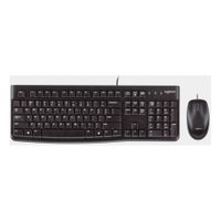 Combo Teclado y Mouse Logitech MK120 USB Negro