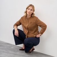 Blazer Mujer Suede Zafin