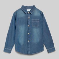 Camisa Manga Larga Para Niño Denim Circus
