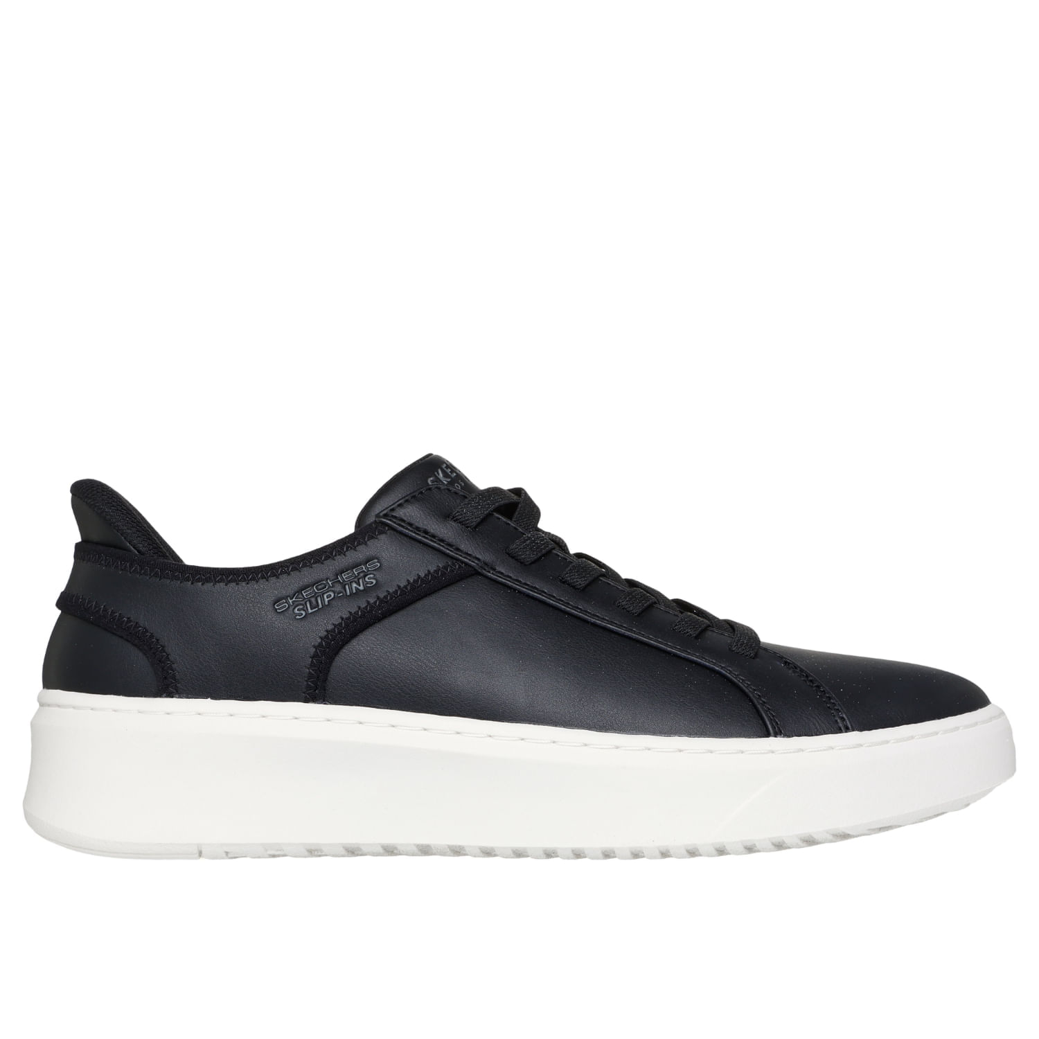 Zapatillas Urbanas Skechers Hombre Court Break Negro