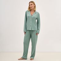 Pijama Mujer Camisera Solid Vis Zafin