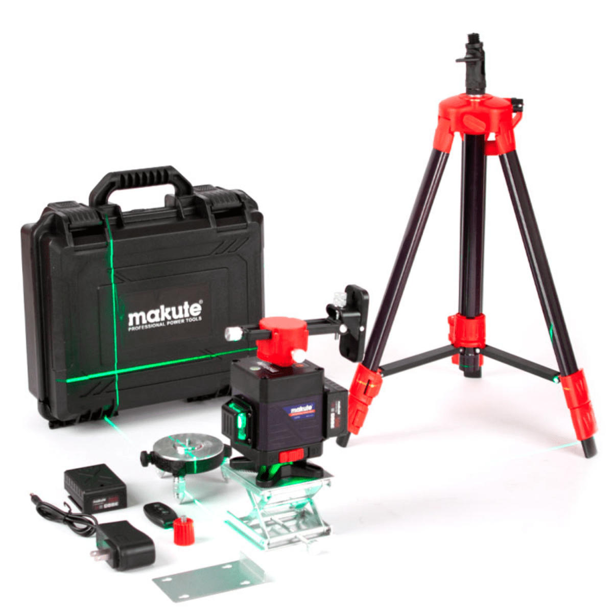 Nivel laser 12 lineas con tripode y maletin Makute