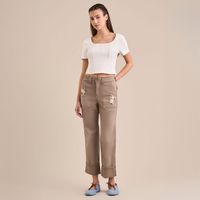 Pantalón Mujer Bordado Amc Straight