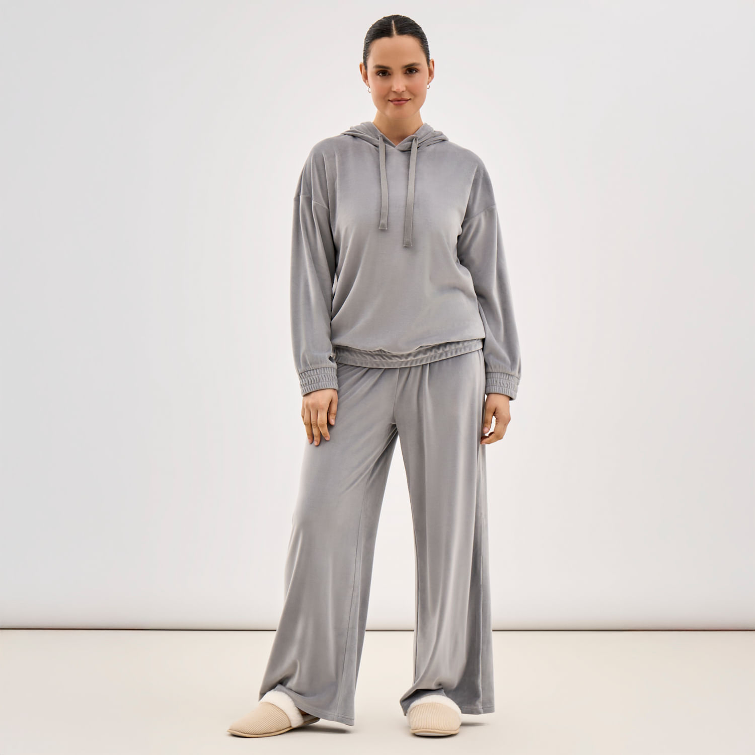 Pijama Mujer Zafin Palazo Plush