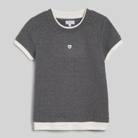 Polo Manga Corta Para Teen Niña Rib Doble Zubito