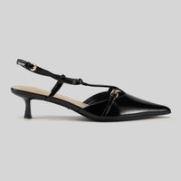 Zapatos De Vestir Mujer Malabar Collection Cabare Negro