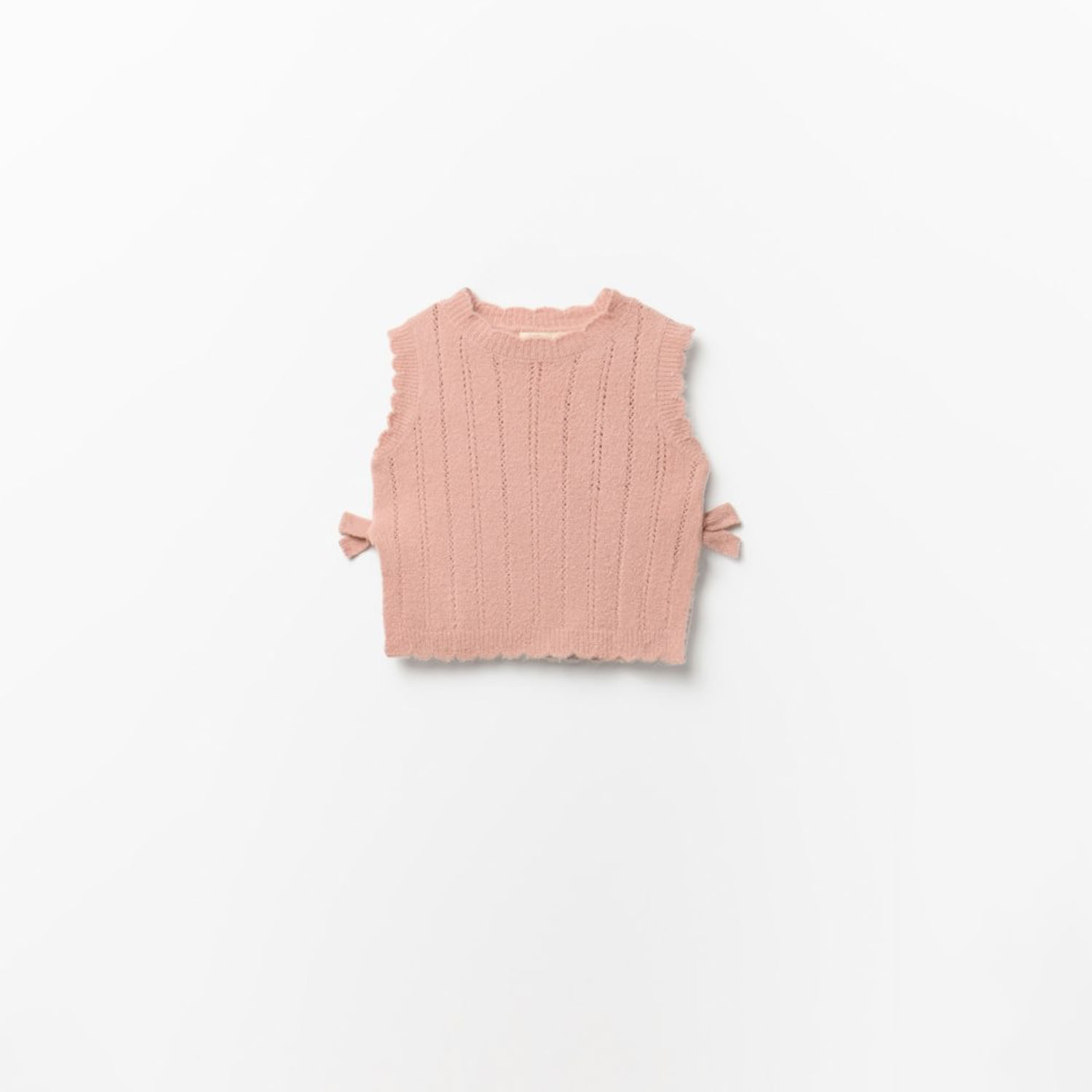 Chompa Niña Sfera Tricot Liso Rosa