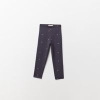Legging Niña Sfera Felpa Azul Marino