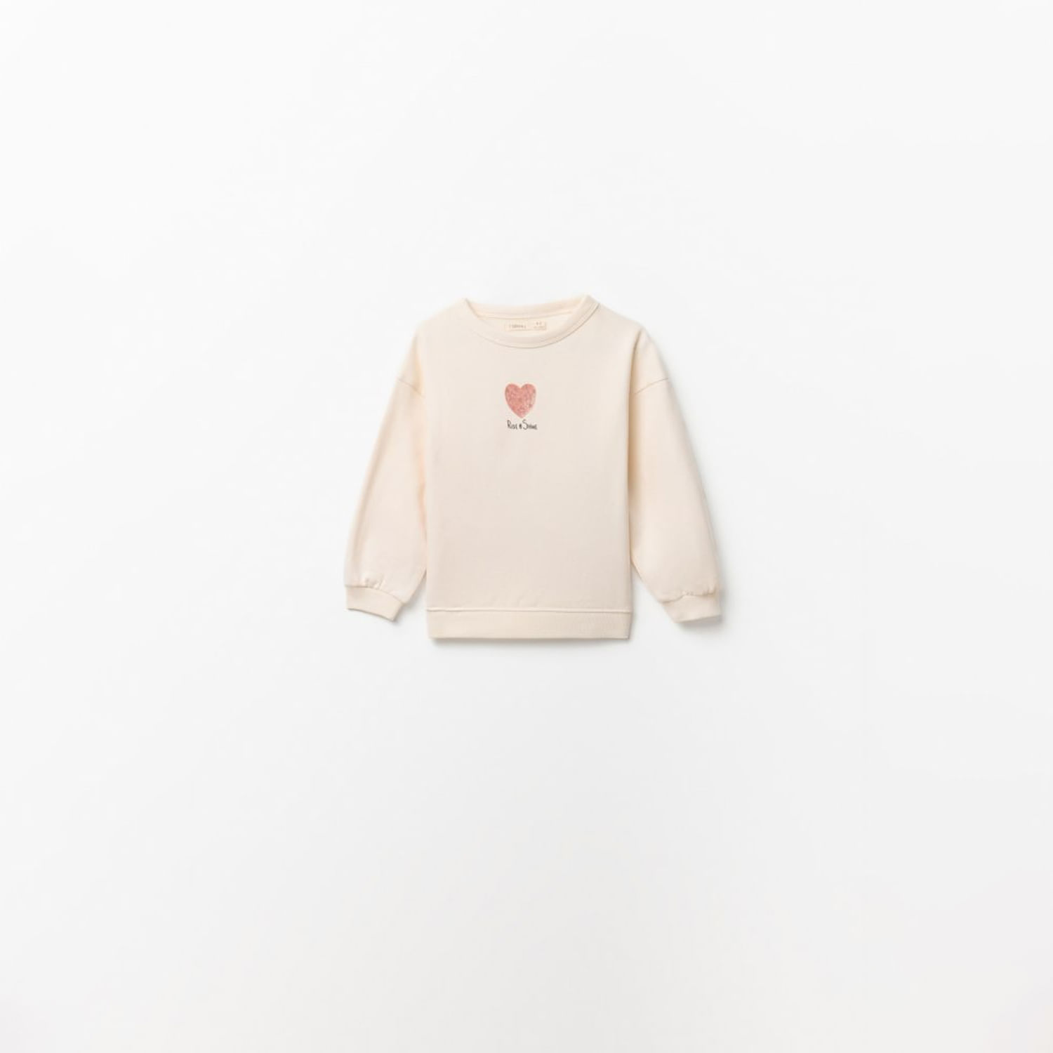 Polera Niña Sfera Ba Lisa Crudo
