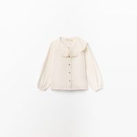 Blusa Niña Sfera Bambula Con Cuello Crudo