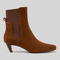 Botines Mujer Malabar Chelsuede Camel