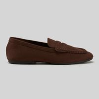 Zapatos De Vestir Mujer Malabar Suede Marron