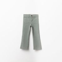 Pantalón Niña Sfera Pana Flare Verde
