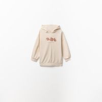 Polera Niña Sfera Terry Ba Estrellas Vigore Crudo