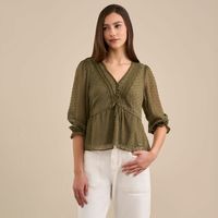 Blusa Mujer Nati Amc Manga Larga