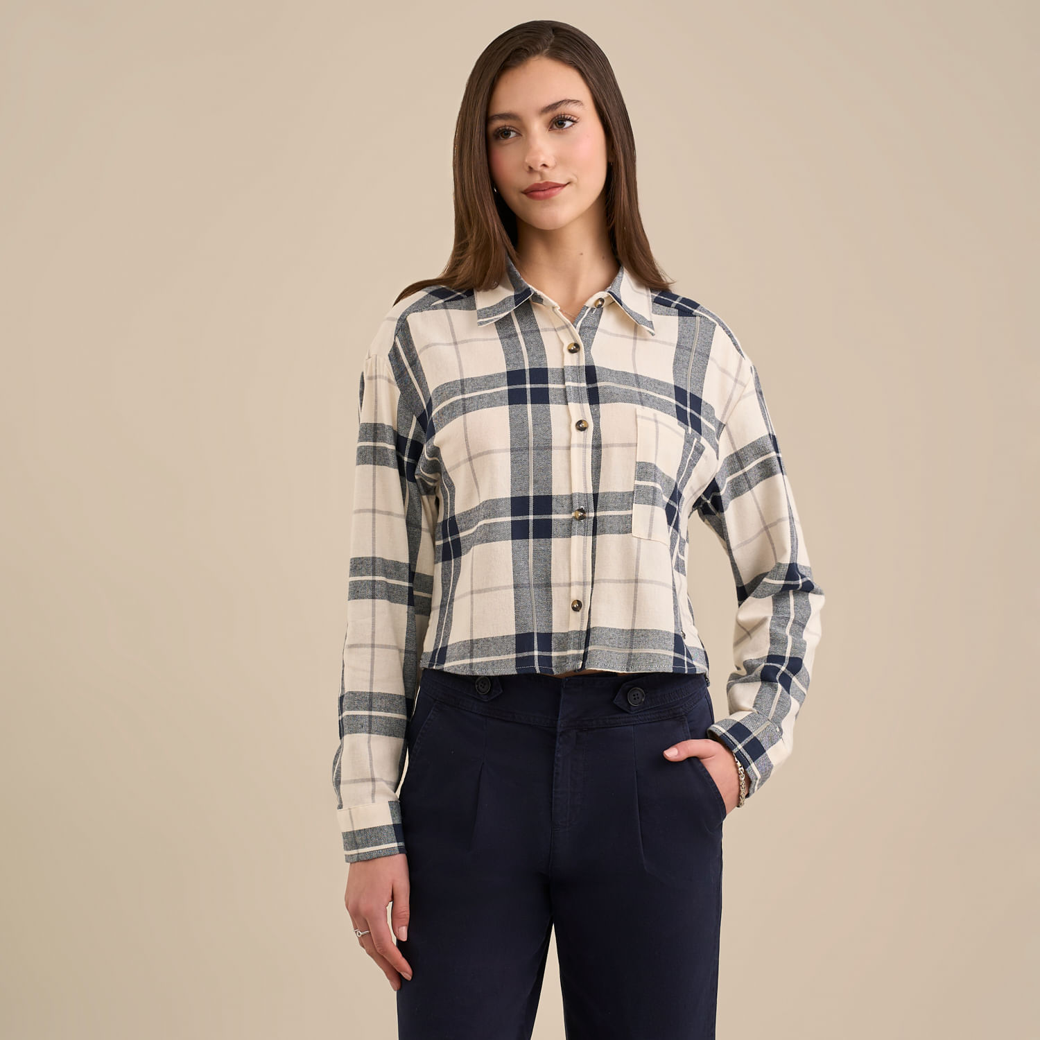 Blusa Mujer California Amc Manga Larga