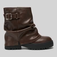 Botines Mujer Hypnotic Doblez Camel
