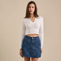 Polo Mujer Textu Amc Manga Larga