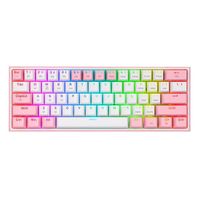 Redragon - Teclado Fizz Pro K616 RGB Wireless Switch Red Español / White-Pink