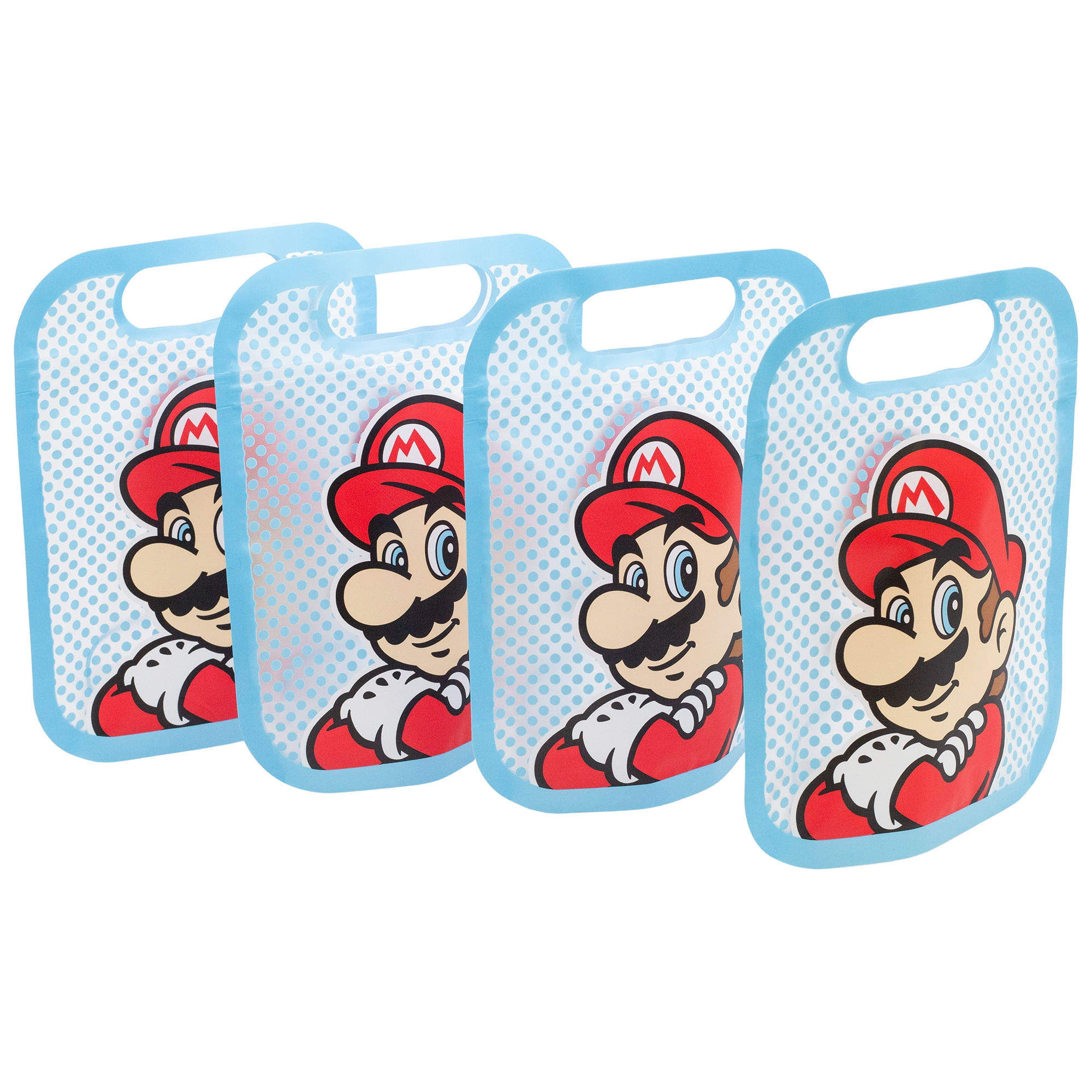 Set de Bolsas Zipper MARIO BROSS 4un