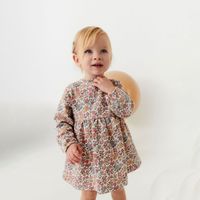 Vestido Bebé Niña Sfera Pique Aop Flores Crema